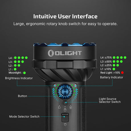 Olight Marauder 2 Mini | kraftig oppladbar lykt | 10.000 lm