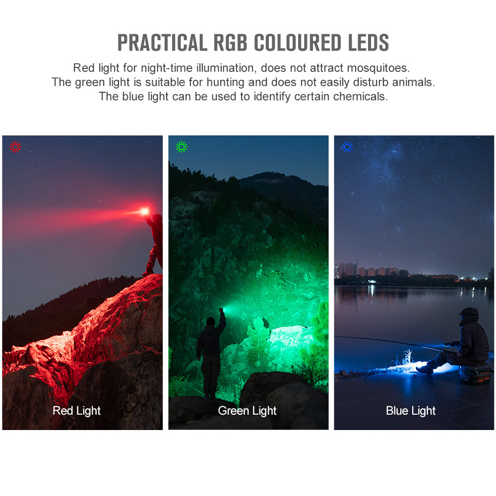 Olight Marauder Mini | flerfarget oppladbar lykt | 7.000 lm