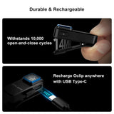 Olight Oclip | oppladbar EDC clip light | 300 lm - Svart