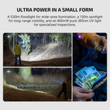 Olight Oclip Ultra | 3-i-1 clip-on EDC-lykt | 530 lm - Olive Green