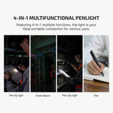 Olight O’Pen 3 | multifunksjonell pennelykt | 120 lm + grønn laser - Svart