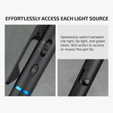 Olight O’Pen 3 | multifunksjonell pennelykt | 120 lm + grønn laser - Svart