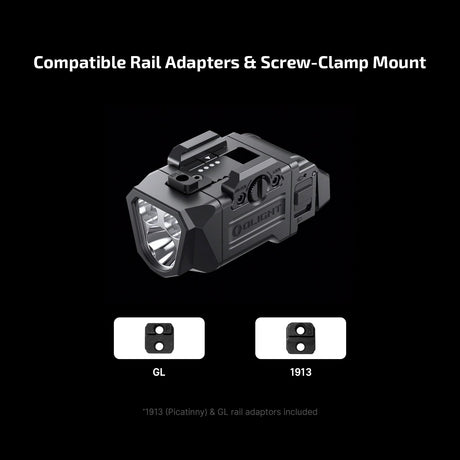 Olight PL X | pistollykt | 1.200 lm