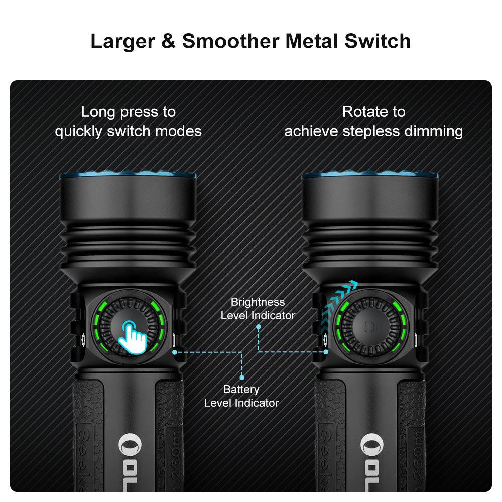 Olight Seeker 4 Pro | høyeffekts lykt | 4.600 lm