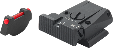Ruger P91 - P97 justerbare sikter | fiberoptikk