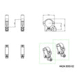 30mm kikkertsikteringer | Picatinny base med hendel - Medium
