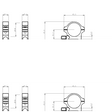 30mm kikkertsikteringer | Picatinny base with screw nut - Low