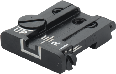 Sig [P220 P225 P226 P227 P229 P320] justerbart baksikte | hvite linjer