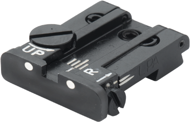Sig [P220 P225 P226 P227 P229 P320] justerbart baksikte | hvite prikker
