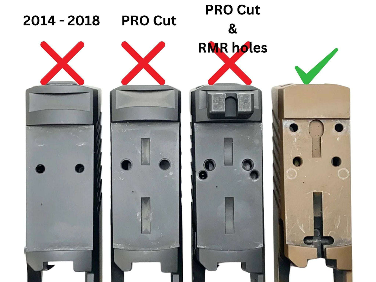 Sig P320 [models with removable rear sight] adapterplate | Shield RMSc footprint