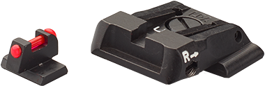 Smith & Wesson M&P justerbare sikter | fiberoptikk