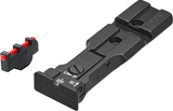 Smith & Wesson revolver [686 629 19 66 586 & other] rødpunktsklar justerbare sikter | fiberoptisk