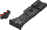 Smith & Wesson revolver [686 629 19 66 586 & other] rødpunktsklar justerbare sikter | fiberoptisk