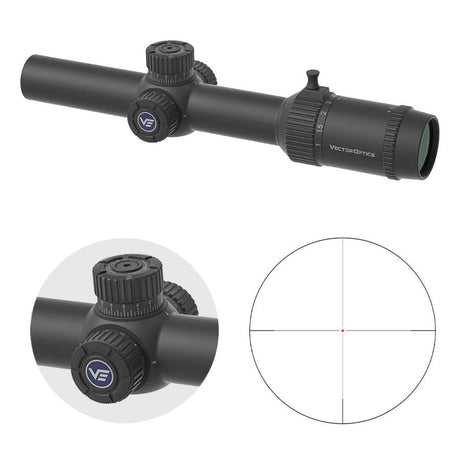 Vector Optics Forester 1-8x24 Fiber SFP riflekikkert
