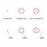 Vector Optics Frenzy-S 1x17x24 MOS Multi Reticle red dot