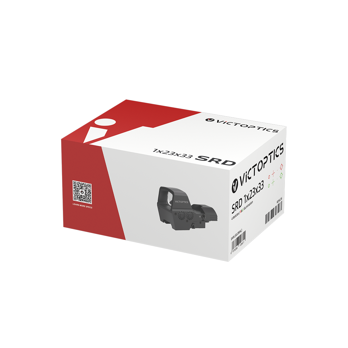 VictOptics SRD 1x23x33 Four-Reticle rødpunktsikte